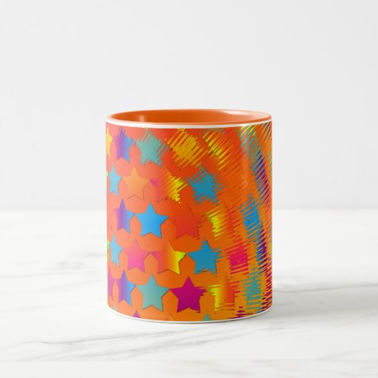 Sterren geëxplodeerd — MOK met twee toonenkOFFIE (Center)