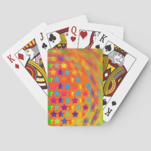 Sterren geëxplodeerde BICYCELKAARTEN Pokerkaarten
