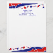 Sterren Gepersonaliseerd Briefhoofd (Voorkant / Achterkant)