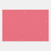 Sterren, gestreept Snoep & van de tandenfee Inpakpapier Vel (Voorkant)