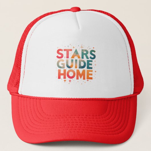 Sterren Gids Home Trucker Hoed Pet (Voorkant)