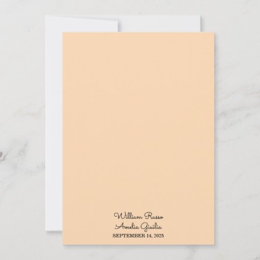 Sterren Glam Bright Pastel Ombre Glitter Bruiloft Kaart (Achterkant)