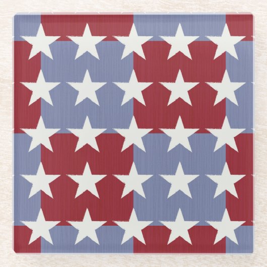 Sterren Glazen Onderzetter (Voorkant)