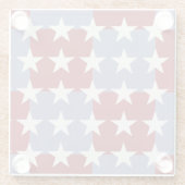 Sterren Glazen Onderzetter (Achterkant)