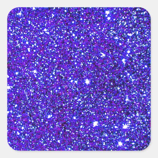 Sterren Glitter Sparkle Universe Infinite Sparkly Vierkante Sticker (Voorkant)