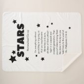 Sterren gooien deken (Voorkant (horizontaal))