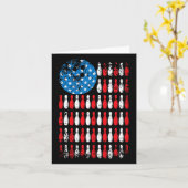 Sterren Grappig Bowling Team Bowler Sportspeler Kaart (Gele Bloem)