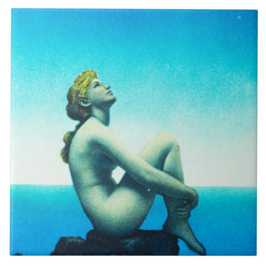 Sterren - Grote keramische tegels Tegeltje (Voorkant)