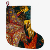 sterren grote kerstsok (Voorkant)