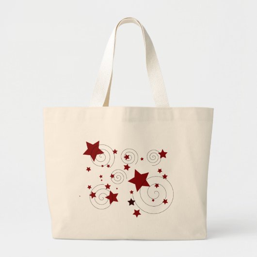 Sterren Grote Tote Bag (Voorkant)