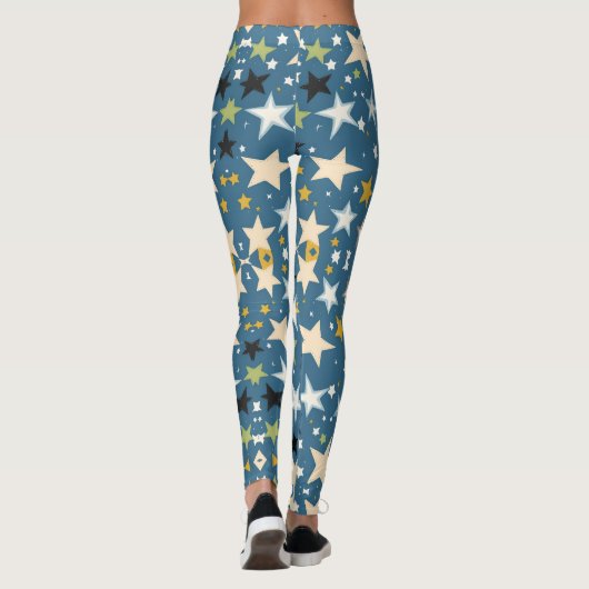 Sterren hemels patroon leggings (Achterkant)