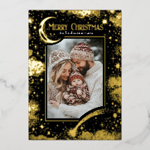 Sterren Hemelse Magische Vrolijke Kerstfoto