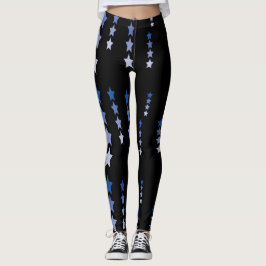sterren in blauw leggings