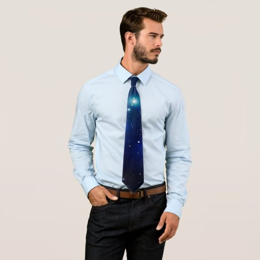 sterren in de buitenruimte stropdas (In situ)