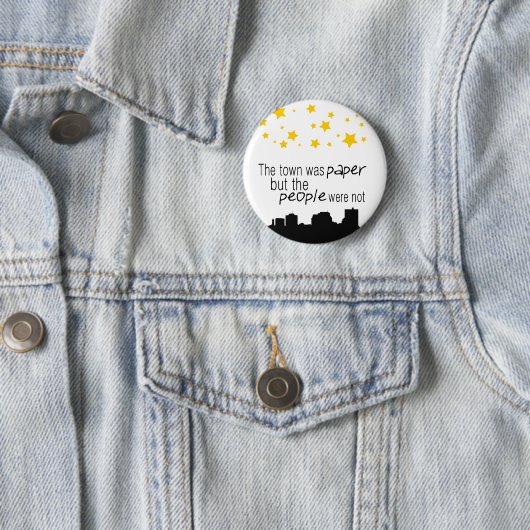 Sterren in de Button. Ronde Button 5,7 Cm (In situ)