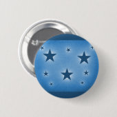 Sterren in de Button van de Nachthemel, blauw (Voorkant /achterkant)