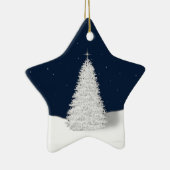 Sterren in de herdenkingsornament keramisch ornament (Rechts)