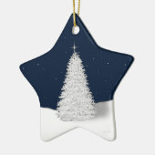 Sterren in de herdenkingsornament keramisch ornament (Links)