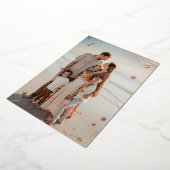 Sterren in de lucht Folie kerst Kaart (Gedraaid)