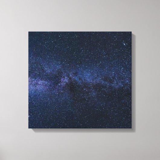 Sterren in de Melkweg Canvas Afdruk (Voorkant)