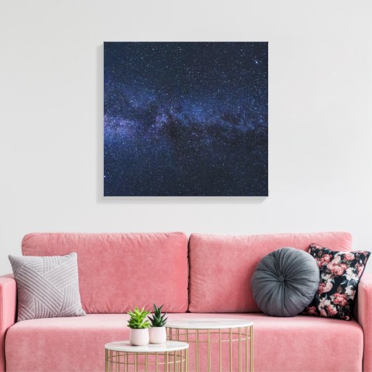 Sterren in de Melkweg Canvas Afdruk (Insitu (Woonkamer))