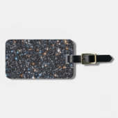 Sterren in de melkweg galactische uitstulping. bagagelabel (Voorkant horizontaal)