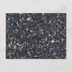 Sterren in de melkweg galactische uitstulping. briefkaart