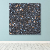 Sterren in de melkweg galactische uitstulping. canvas afdruk (Insitu (Houten vloer))
