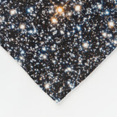 Sterren in de melkweg galactische uitstulping. fleece deken (Hoek)