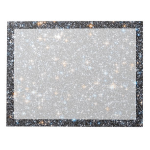 Sterren in de melkweg galactische uitstulping. notitieblok