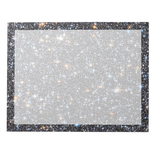 Sterren in de melkweg galactische uitstulping. notitieblok (Voorkant)