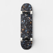 Sterren in de melkweg galactische uitstulping. persoonlijk skateboard (Voorkant)