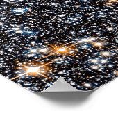 Sterren in de melkweg galactische uitstulping. poster (Hoek)