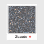 Sterren in de melkweg galactische uitstulping. sticker (Vel)