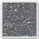 Sterren in de melkweg galactische uitstulping. sticker (Voorkant)