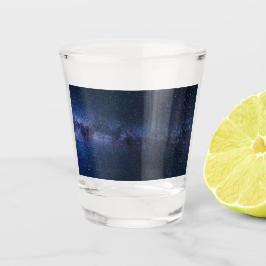 Sterren in de Melkweg Shot Glas (Voorkant)