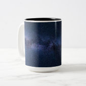Sterren in de Melkweg Tweekleurige Koffiemok (Voorkant links)