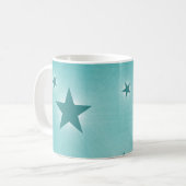 Sterren in de Mok Night Sky, Blauwgroen (Voorkant links)
