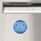sterren in de Night Sky Magnet, Blue Magneet (Insitu (Vaatwasser))