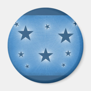sterren in de Night Sky Magnet, Blue Magneet