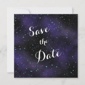 sterren in de Night Sky Save the Date Wedding (Voorkant)