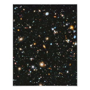 sterren in de ruimte - Hubble Ultra Deep Field Foto Afdruk
