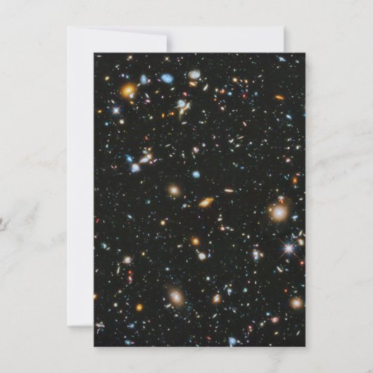 sterren in de ruimte - Hubble Ultra Deep Field Kaart (Voorkant)