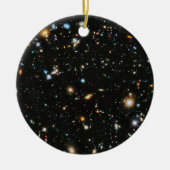 sterren in de ruimte - Hubble Ultra Deep Field Keramisch Ornament (Voorkant)