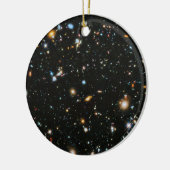 sterren in de ruimte - Hubble Ultra Deep Field Keramisch Ornament (Links)