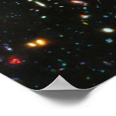 sterren in de ruimte - Hubble Ultra Deep Field Poster (Hoek)