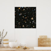 sterren in de ruimte - Hubble Ultra Deep Field Poster (Keuken)