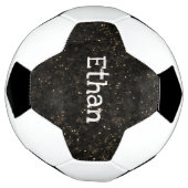 Sterren in de ruimte Moderne Stijlvolle Eenvoudige Voetbal (Gedraaid)