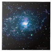 Sterren in de ruimte tegeltje (Voorkant)