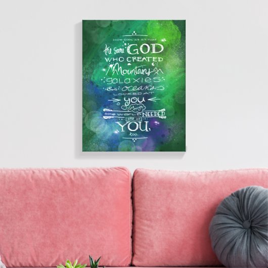 sterren in de sterrenkamer van sterrenkunie-ruimte canvas afdruk (Insitu (Woonkamer))